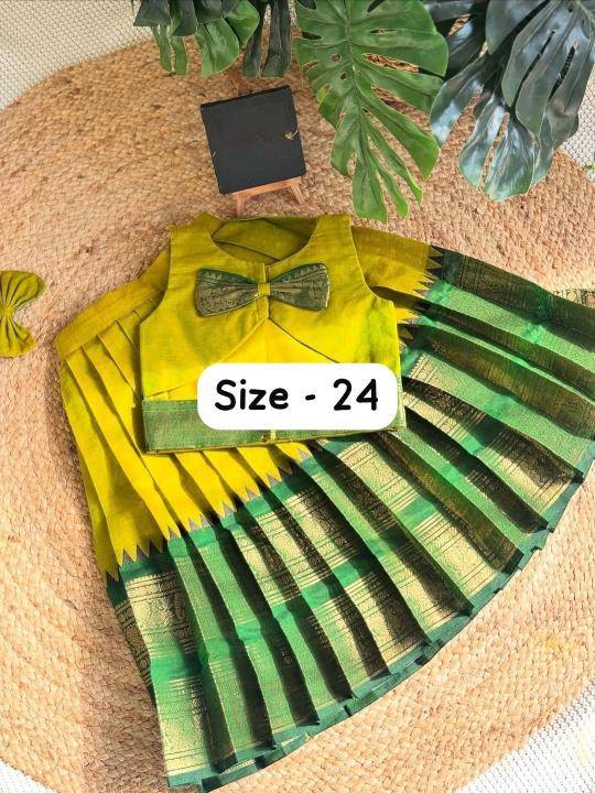 NEW LAUNCING KIDS LEHENGA CHOLI pure silk Children clothing manufacturers